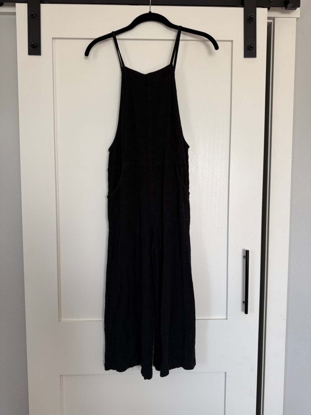 Cat & Jack Black Linen Jumpsuit